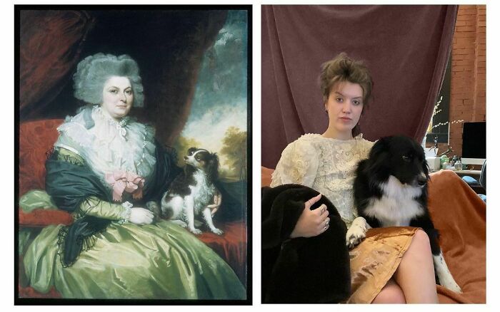 Lady With A Dog 1786 @metmuseum
lady With A Dog 2020 In Quarantine
#metanywhere
