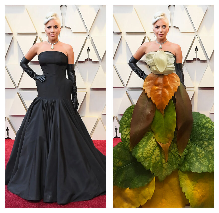 Recreating Celebrity Red Carpet Looks With Flowers