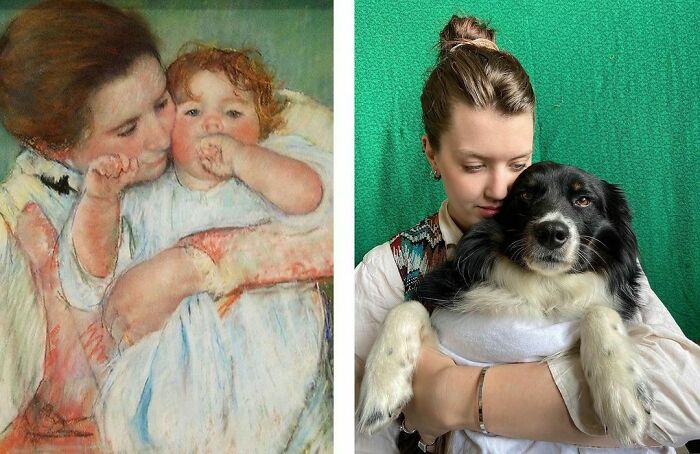 Happy Mother’s Day Mamas Of Humans And Fur Kiddos!
mother And Child, 1897
mother And Child, 2020
#betweenartandquarantine #tussenkunstenquarantaine