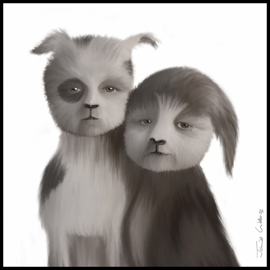 Making Art And Keeping Sane During The Pandemic Helps Me Reveal The Hidden Personalities Of Dogs And Cats And Their Human Counterparts! Making Art And Keeping Sane During The Pandemic Helps Me Reveal The Hidden Personalities Of Dogs And Cats And Their Human Counterparts!