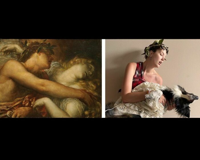 Orpheus And Eurydice, 1870 - 1880
orpheus And Finnydice, 2020
#tussenkunstenquarantaine #betweenartandquarantine #gettymuseumchallenge