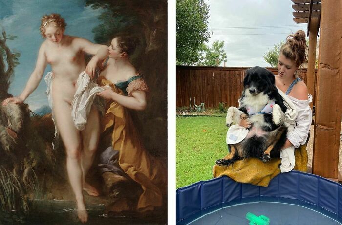 The Bather, 1724
the Bather , 2020
#tussenkunstenquarantaine #betweenartandquarantine #gettymuseumchallenge