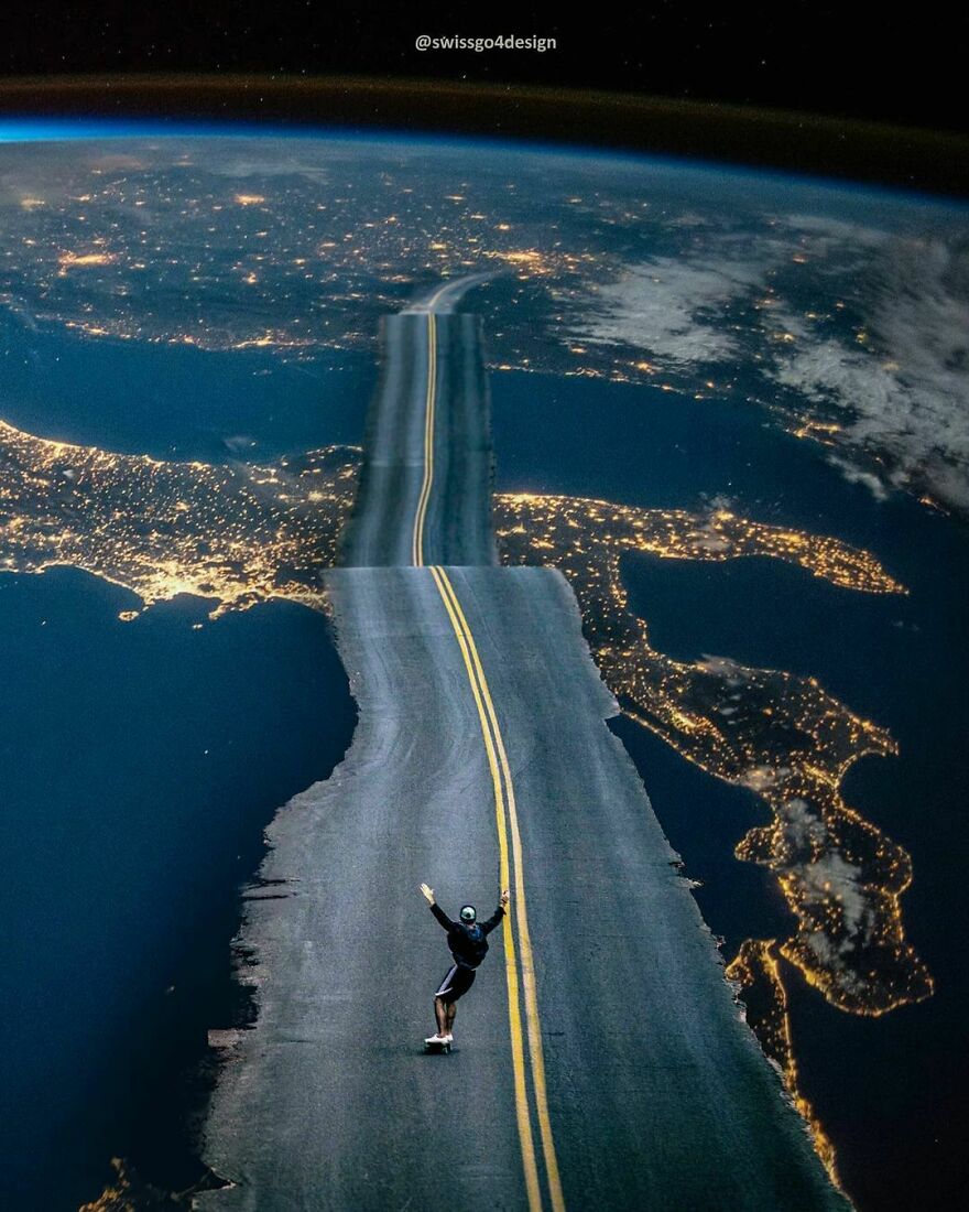 Down To Earth
.
.
op @unsplash
.
.
#ps_float #photoshop_indonesia #italy #earth #space_lovers #space #spaceart #learnphotoshop #entersurrealism #enter_imaginations #enterimagination #edit_mania #edit_creatives #editvisual #artbasel #visualart #visualspirits #skateboard #surrealismworld #surrealart #surrealcollage #theuniversalart #thegraphicpr0ject #thecreativers #thecreart #theartistedit #xceptionaledits #launchdsigns #ps_fantastical