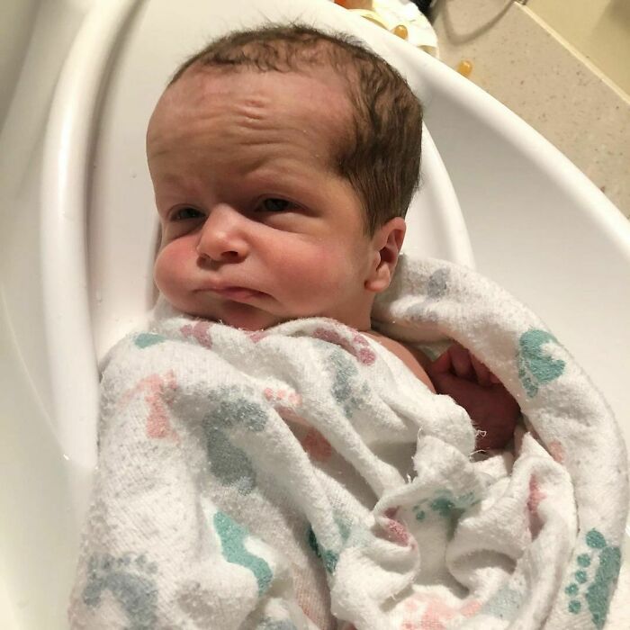 The Face You Make When You’re Born In 2020, During A Global Pandemic, And Just So Unimpressed With Life At A Day Old