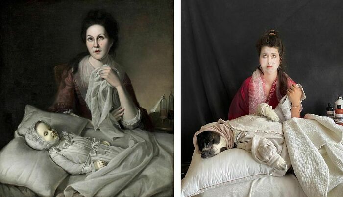 Mrs. Peale Lamenting The Death Of Her Child, 1772
ms. Reinhardt Lamenting The Death Of Her Child, 2020
(Finn Is Unharmed - He’s Just A Spectacular Actor)
@philamuseum
#tussenkunstenquarantaine #gettymuseumchallenge #betweenartandquarantine