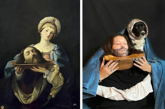 Salome With The Head Of The Baptist, 1638-1639
salome With The Head Of The Baptist, 2020
guido Reni @barberinicorsini
#tussenkunstenquarantaine #gettymuseumchallenge #betweenartandquarantine