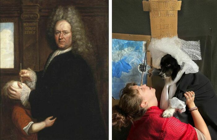 Portrait Of François De Wolf, 18th Century
portrait Of Finnegan De Dog, 2020
unknown Artist @erfgoedbrugge.be
#tussenkunstenquarantaine #betweenartandquarantine #gettymuseumchallenge