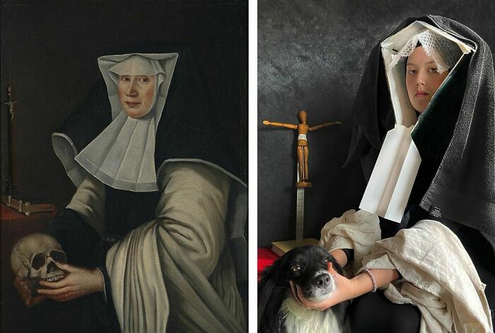 Portrait Of A Hospital Nurse, 1751-1800 By Anonymous Artist vs. Portrait Of A Hospital Nurse, 2020