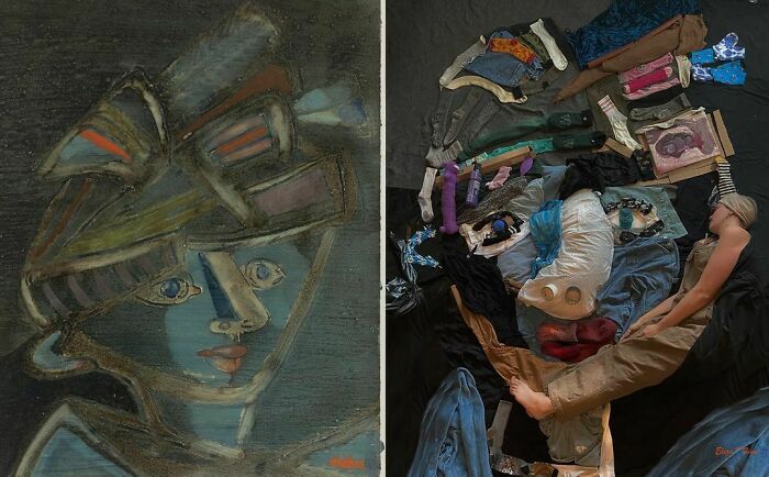 Woman With A Hat, 1940 By Jankel Adler vs. Woman With A Hat, 2020