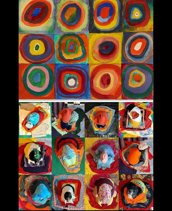Color Study - Squares With Concentric Rings, 1913
color Study - Squares With Concentric Rings, 2020
wassily Kandinsky @lenbachhaus
#tussenkunstenquarantaine #gettymuseumchallenge #betweenartandquarantine