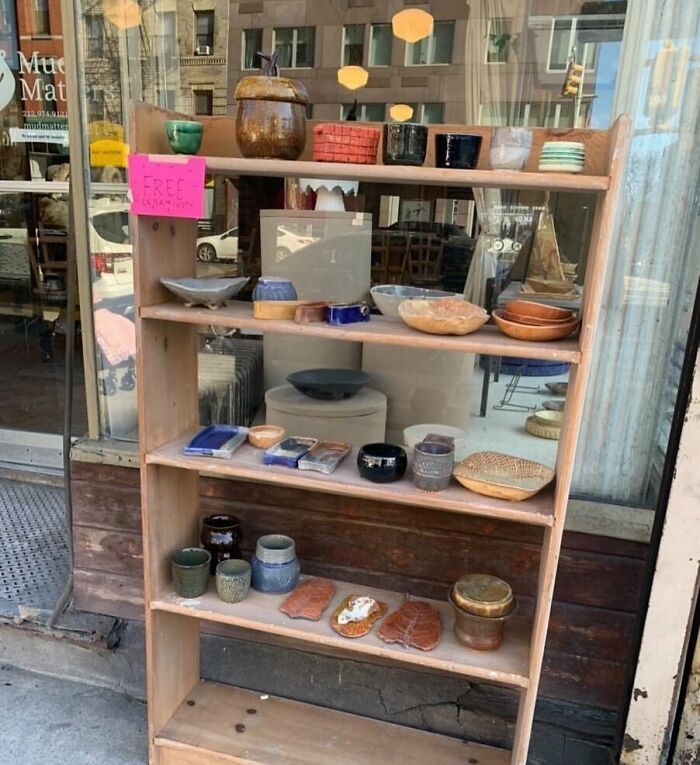 Free Pottery At 46th And 10th In Manhattan! 