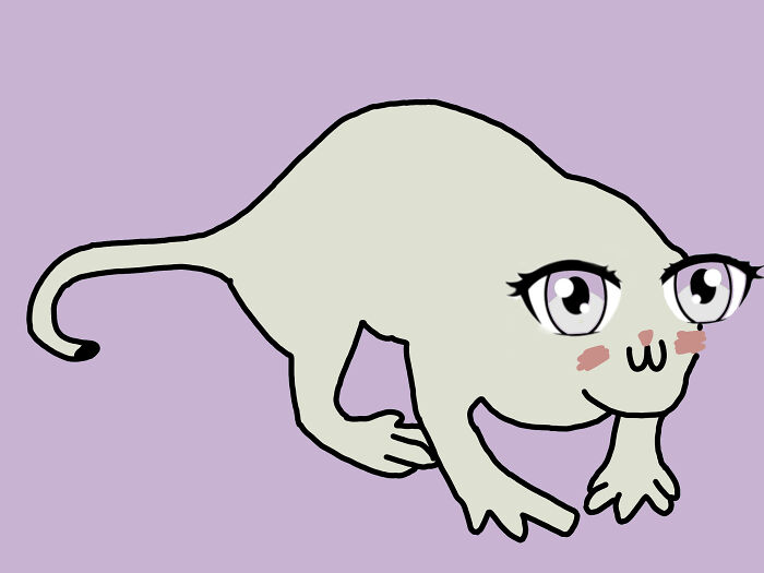 Don!t Judge Me, It Was For A Challenge. It’s Supposed To Be A Naked Mole Rat.