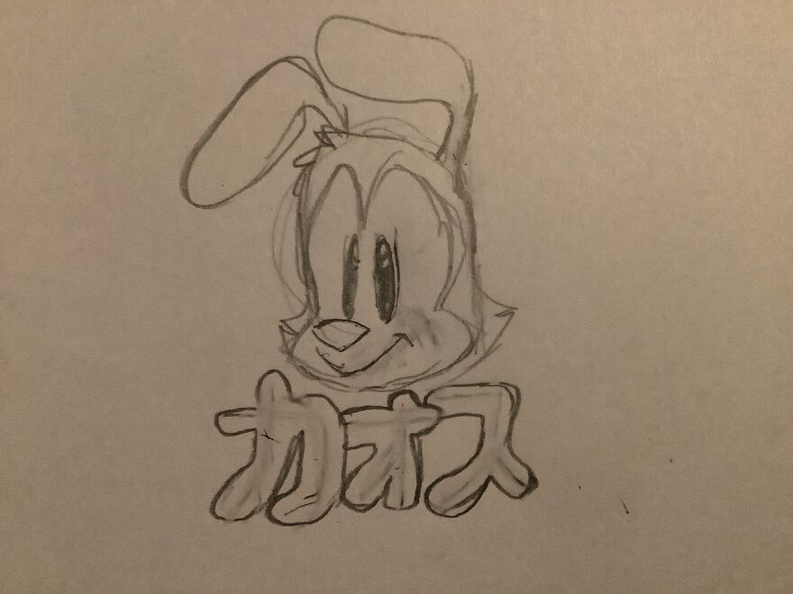 Yakko Canonically Speaks Perfect Japanese So I Drew Him With The Word “Chaos”