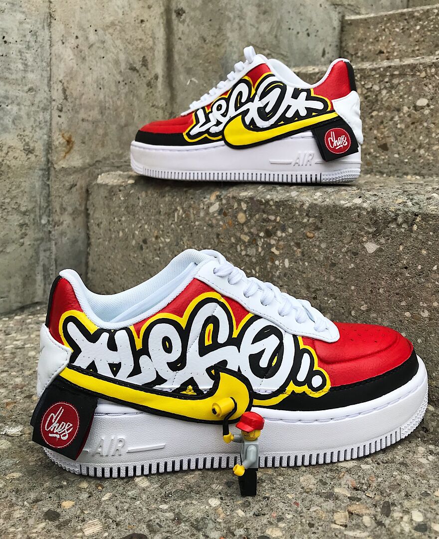Drawing On Sneakers "LEGO"