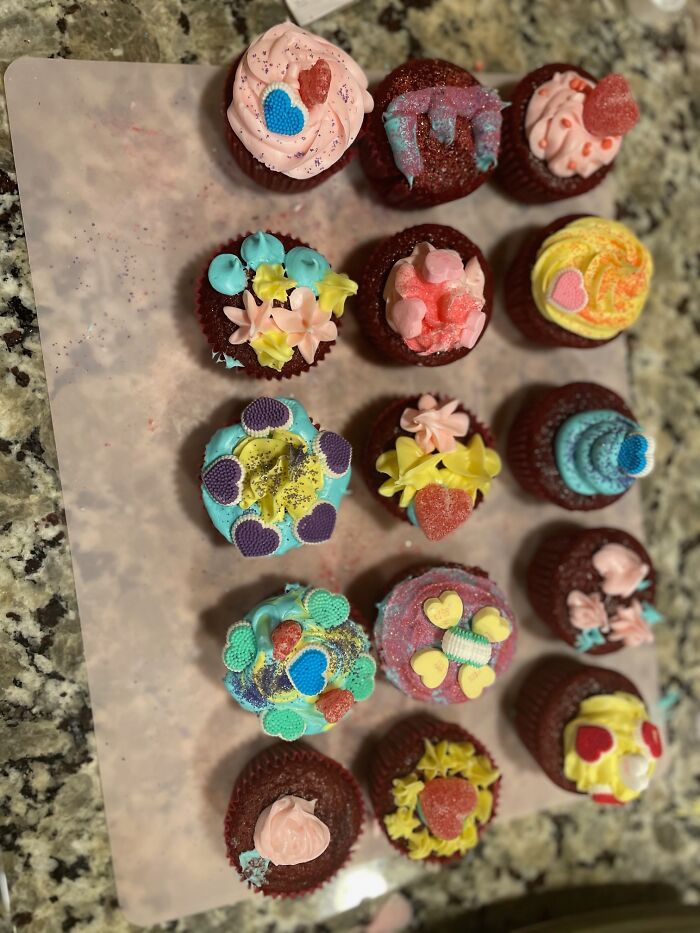 One Of These Cupcakes I Made.