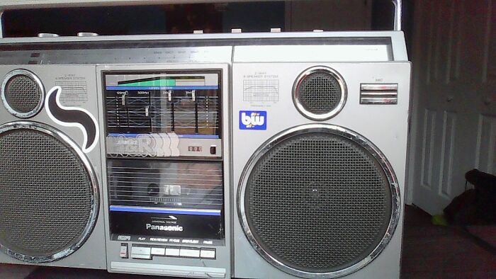 A Pic Of My Grandpa's Old Boombox He Gave To Me.