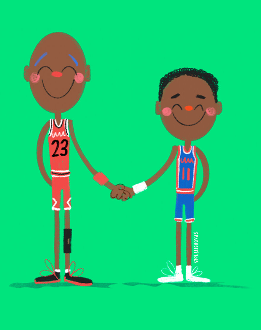 Michael Jordan And Isaiah Thomas