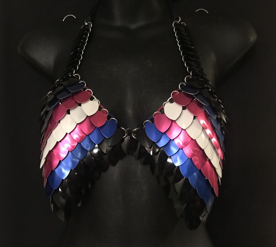 Scalemail Trans Pride Top