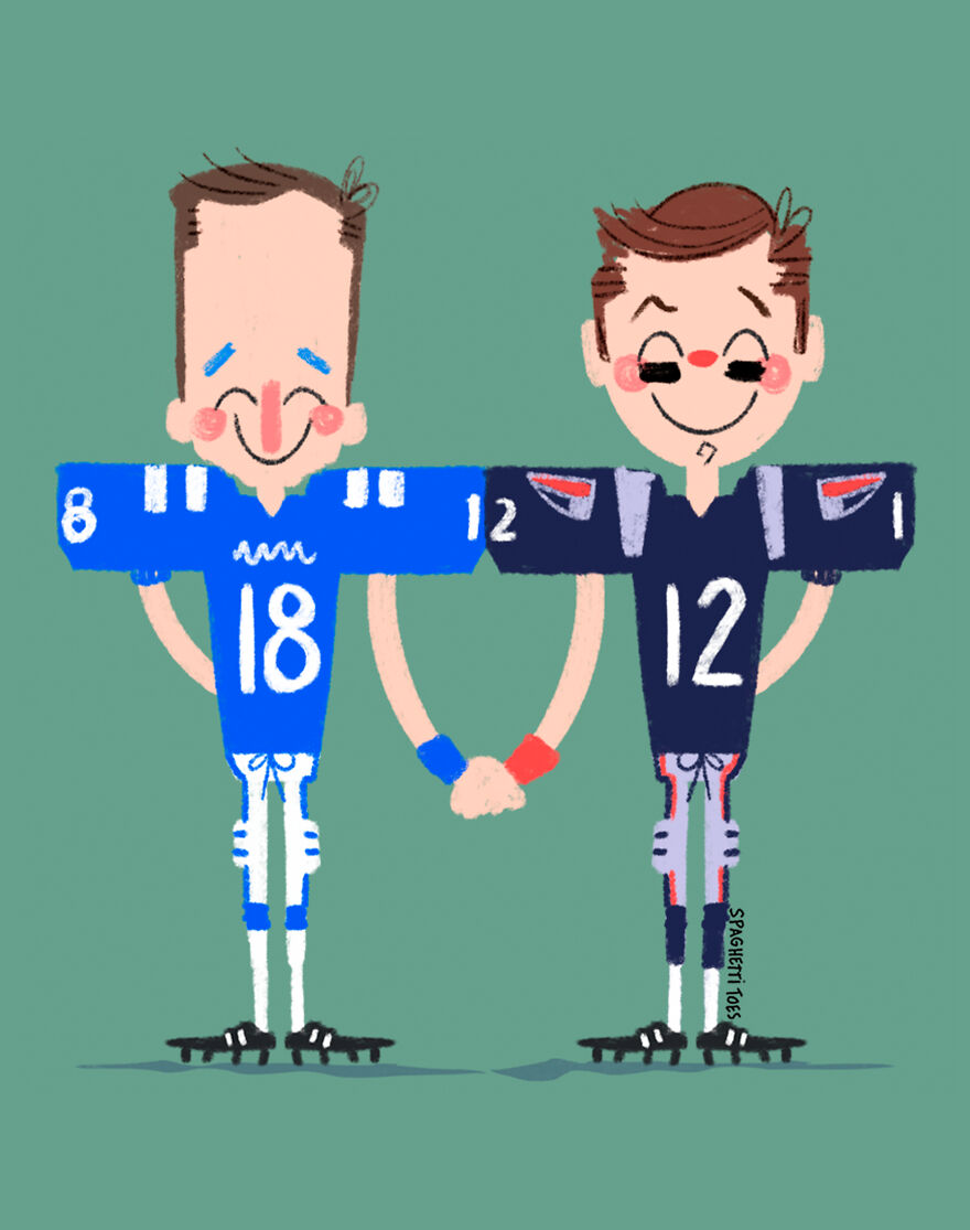 Peyton Manning And Tom Brady