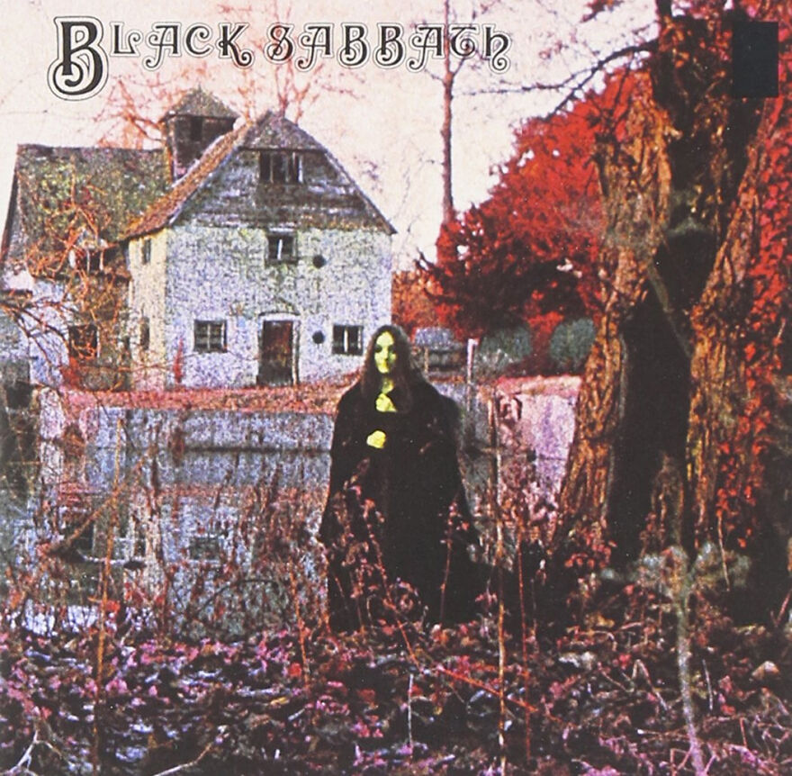 Black Sabbath Vintage First Pressing Of Debut Album Cover Photo By "Keef"