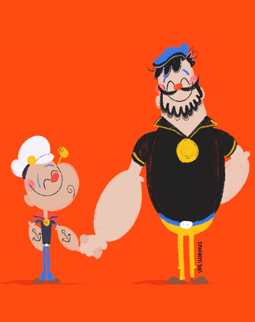 Popeye And Bluto