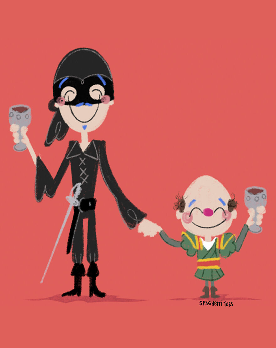 Westley (Dread Pirate Roberts) And Vizzini From "Princess Bride"