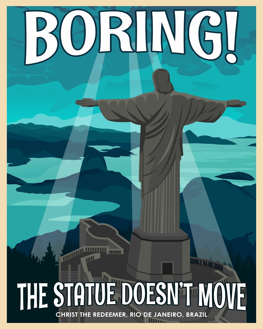 1-Star Reviews Turned Into Funny Travel Posters - Part 2