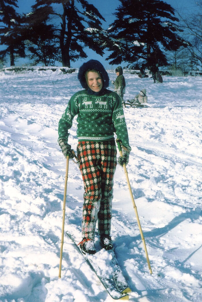 Skiing In Franklin Park, Boston, 1965