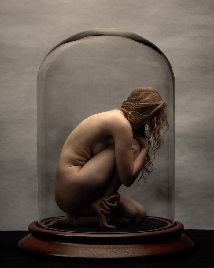 Stages Of Isolation (Fine Art/Nudes, Bronze)