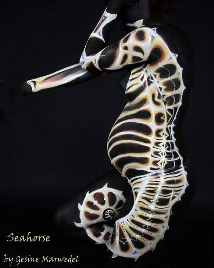The Animals Painted On This Artist's Contorted Models Will Stir Your Mind