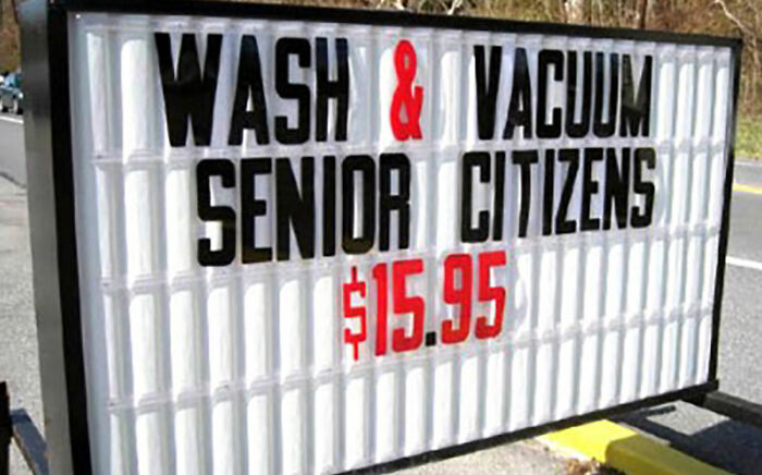 Wash & Vacuum Senior Citizens