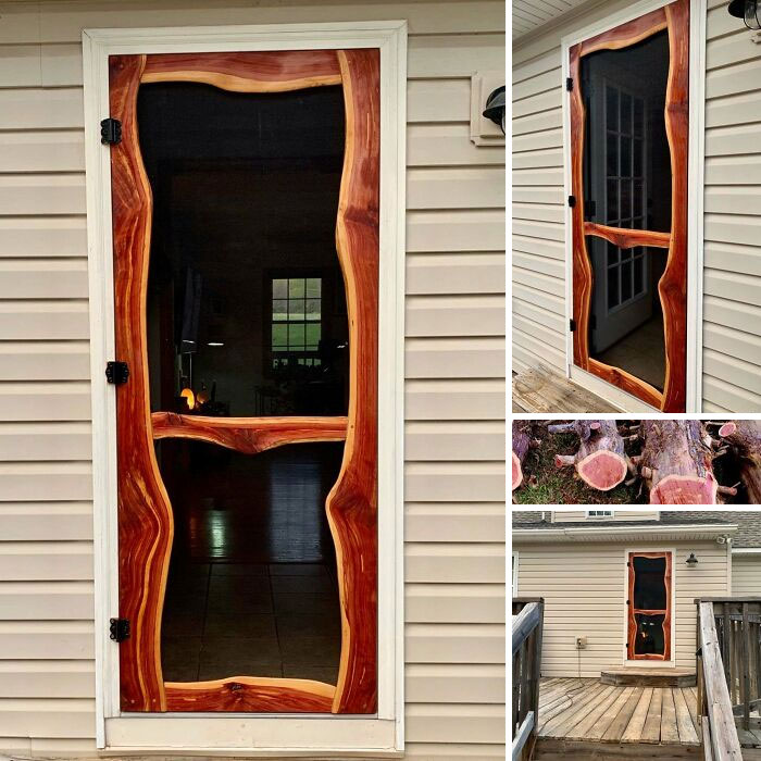 Cedar Screen Door I Made