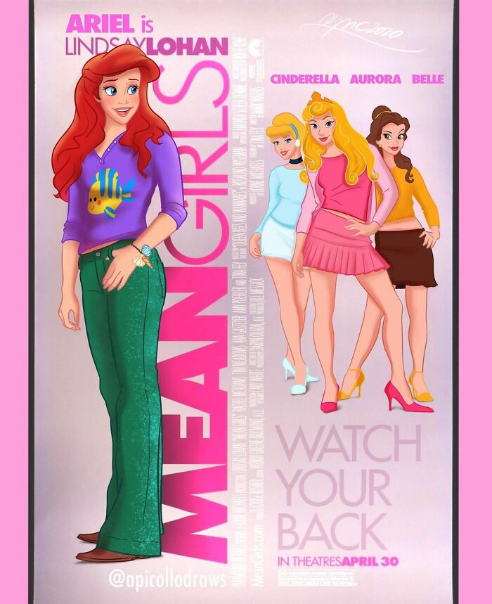 Movies-TV-Posters-Reimagined-Disney-Characters-Alex-Pick-Apicollodraws