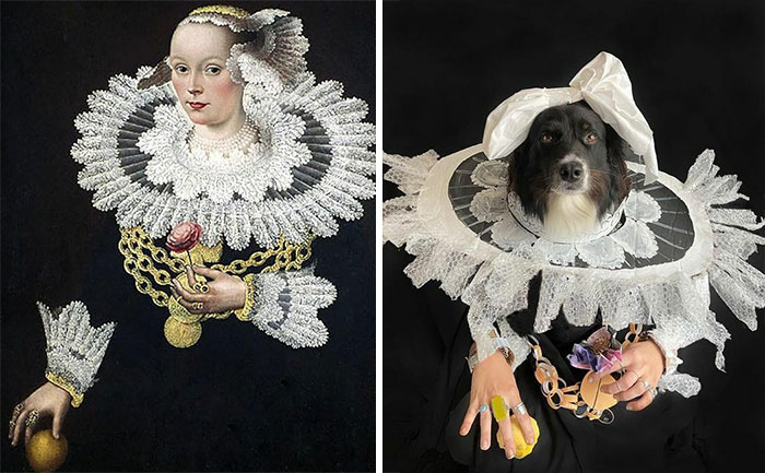 Portrait Of Anna Rosina Marquart, 1642 By Michael Conrad Hirt vs. Portrait Of Finnegan Dorman, 2020