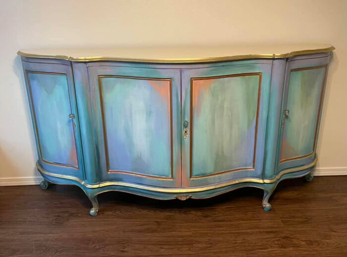 Found This Beautiful Sideboard On Fb Marketplace Last Night, And Squealed- But Totally Like A Brutal Deathcore Squeal And Not Like Some Prepubescent Teen... Just Brought It Home A Few Minutes Ago
