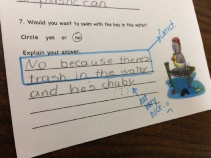 26 Hilarious Kids’ Test Answers That Are Too Brilliant To Be Wrong