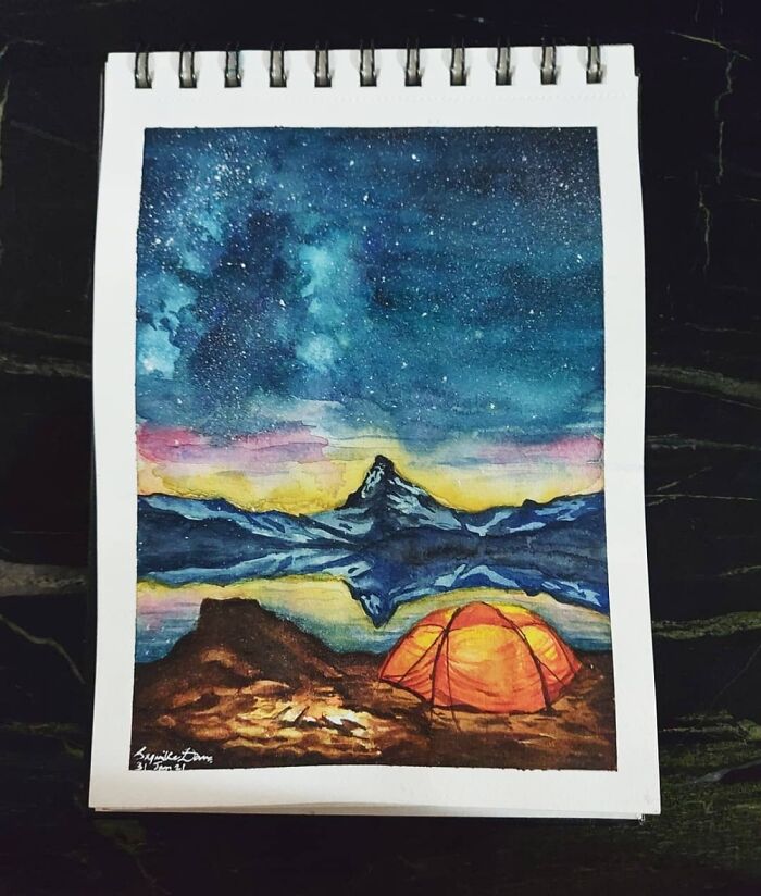 Learning Watercolor - My Most Recent Work!