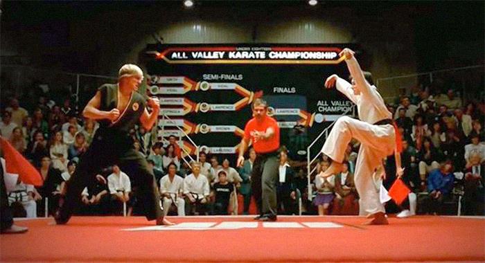 Why Was Daniel Allowed To Do The Crane Kick In The Karate Kid (1984) When It's Clearly Illegal?