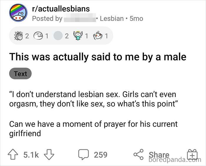 Girls Can't Orgasm Apparently