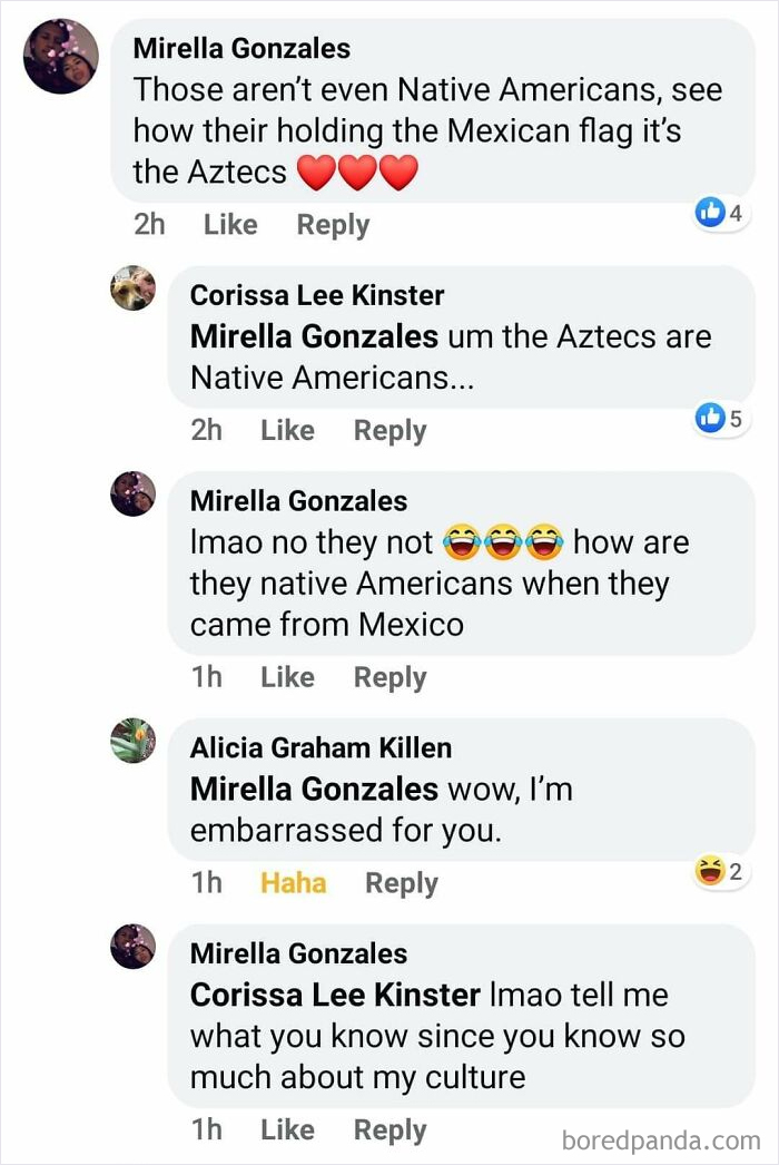 I Guess Aztecs Are Not Native To The Americas...