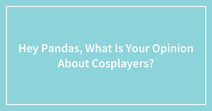 Hey Pandas, What Is Your Opinion About Cosplayers? (Closed)