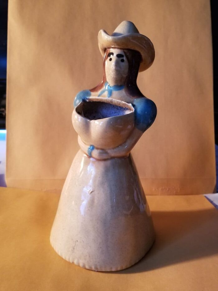 My Cowgirl Planter, Yes, You Plant In Her Boobs, Fifty Cents!