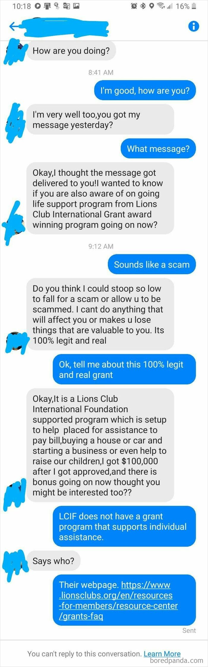 An Old Co-Worker Messaged Me. Got Blocked Lol