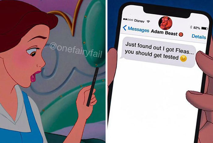 Artist Shows What Would Happen If Disney Had Modern Technologies (12 Pics)