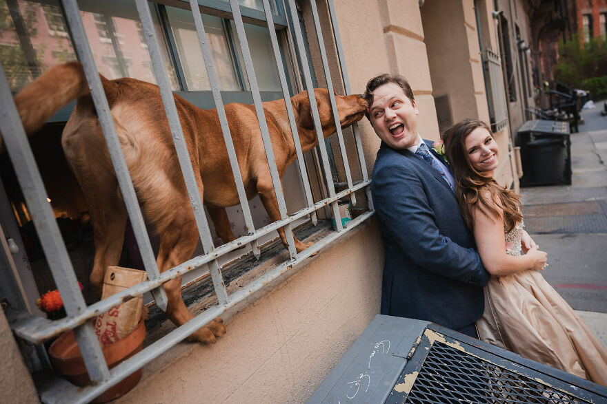 The Perfect Surprise Makes The Moment In This Well-Composed Engagement Photo