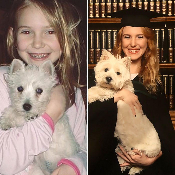 From My 10th Birthday To My Grad Photos, Her Pose Hasn’t Changed
