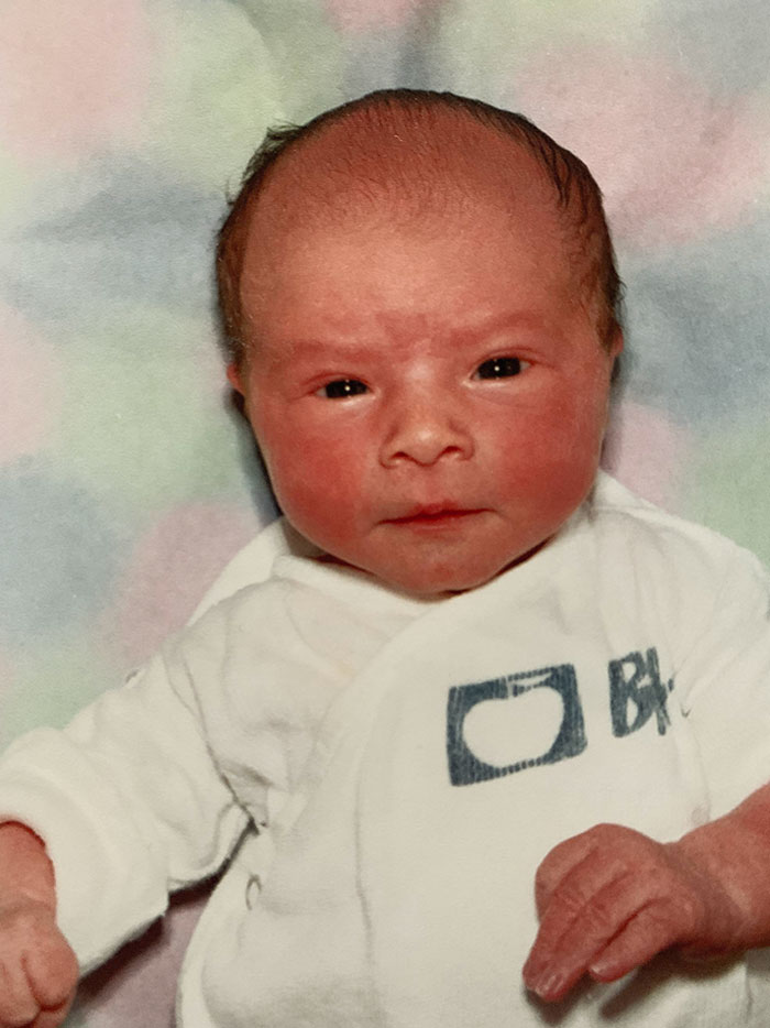 My Girlfriend Looks Like An Old Mob Boss In Her Baby Picture
