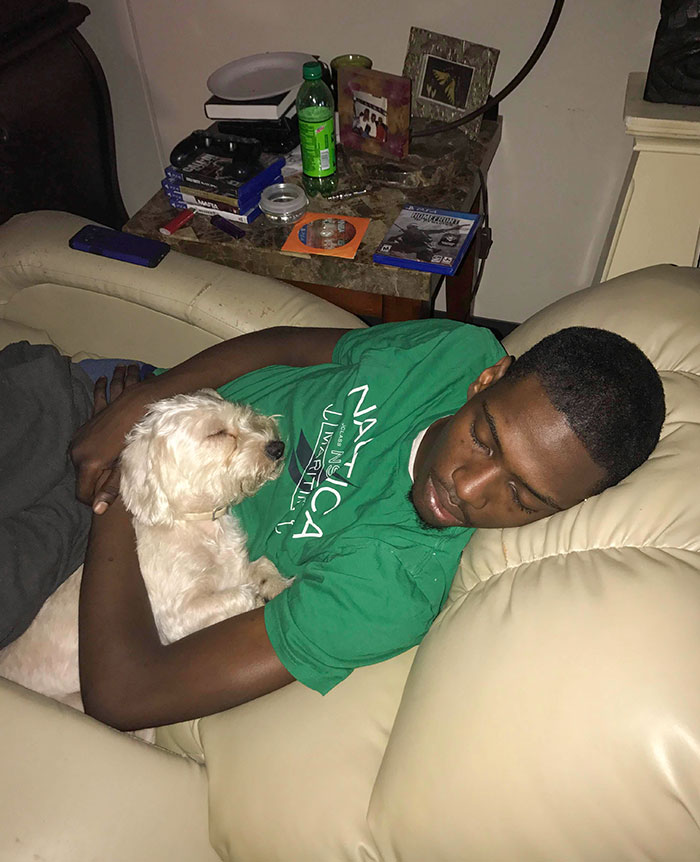 My Girlfriend's Dog And I The First Night We Met