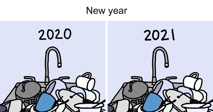 My 25 New Cartoons On How The Pandemic Has Changed Our Lives | Bored Panda