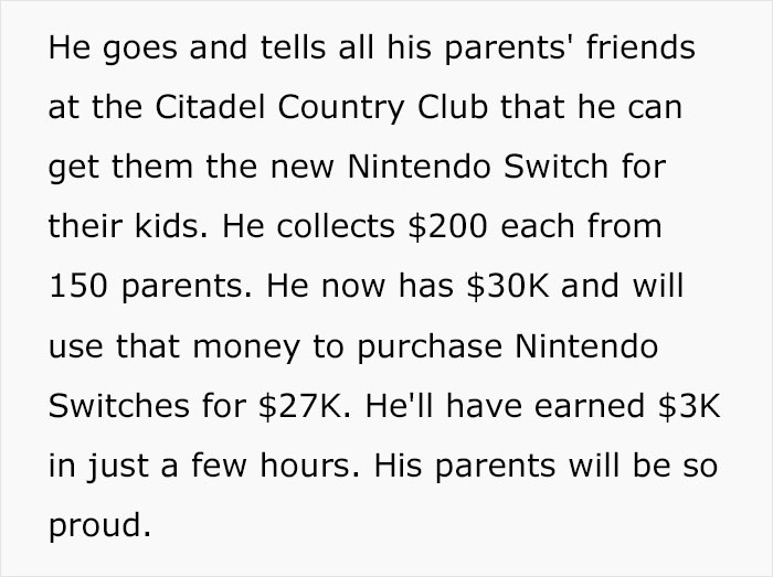 Person Explains The Millionaires Vs. $GME Redditors Story With A Nintendo Switch Example And People Finally Understand It